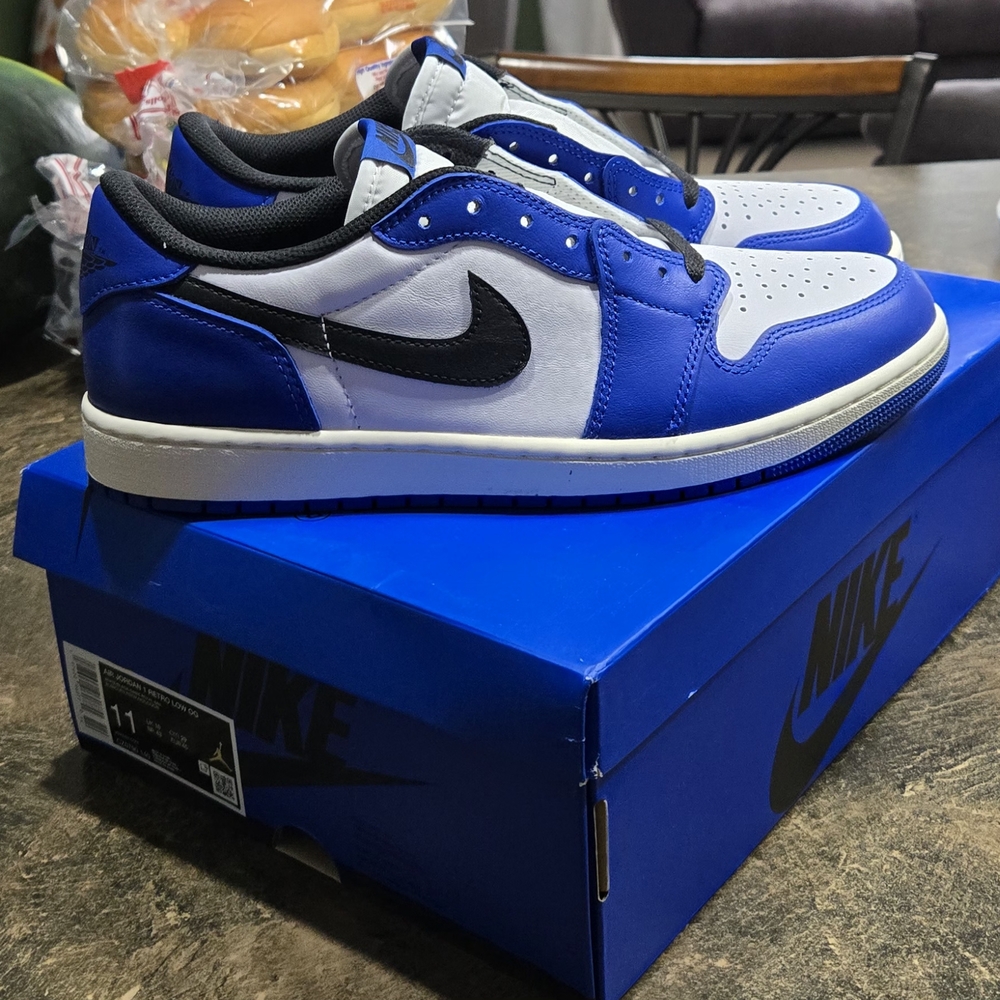SOLD Air Jordan 1 Retro Low OG "Game Royal" - Picture 5 of 12